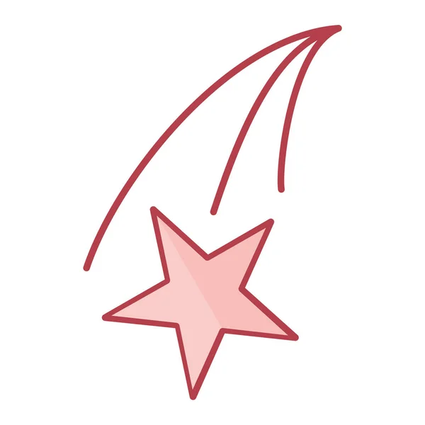 Stern Symbol Vektor Isoliert Auf Weißem Hintergrund Magisches Transparentes Zeichen — Stockvektor