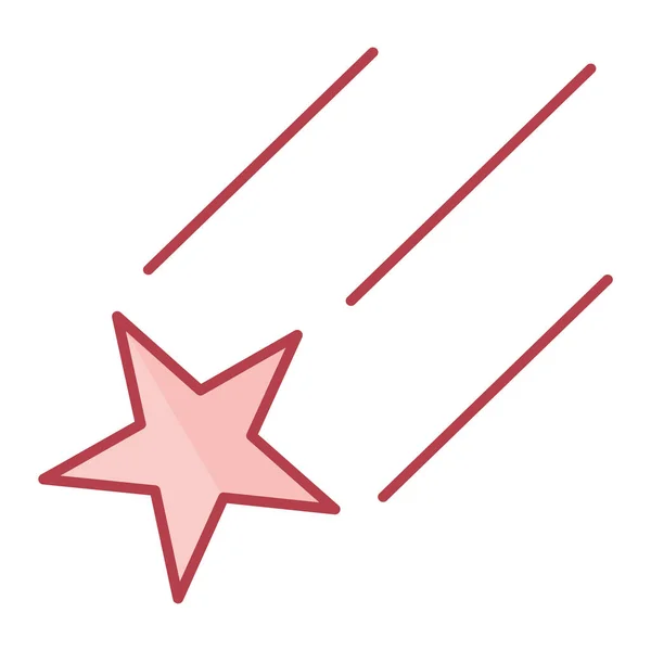 Estrella Icono Vector Ilustración — Vector de stock