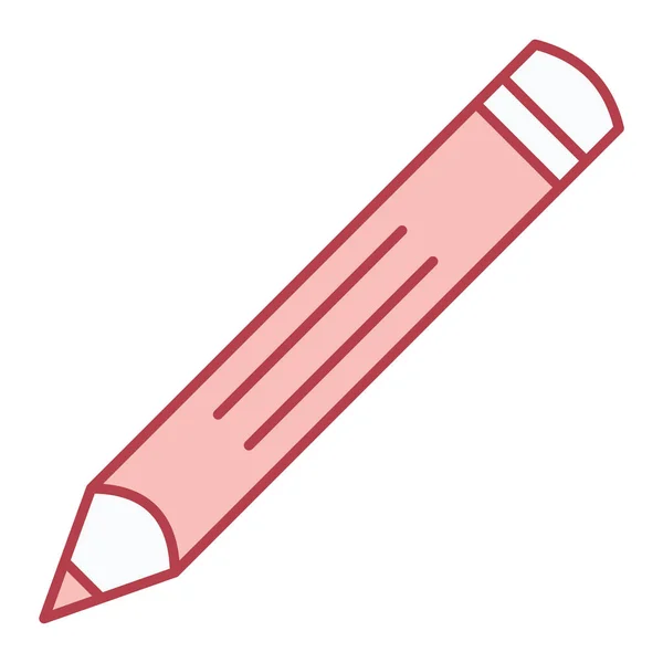 Bleistift Symbol Vektor Illustration — Stockvektor