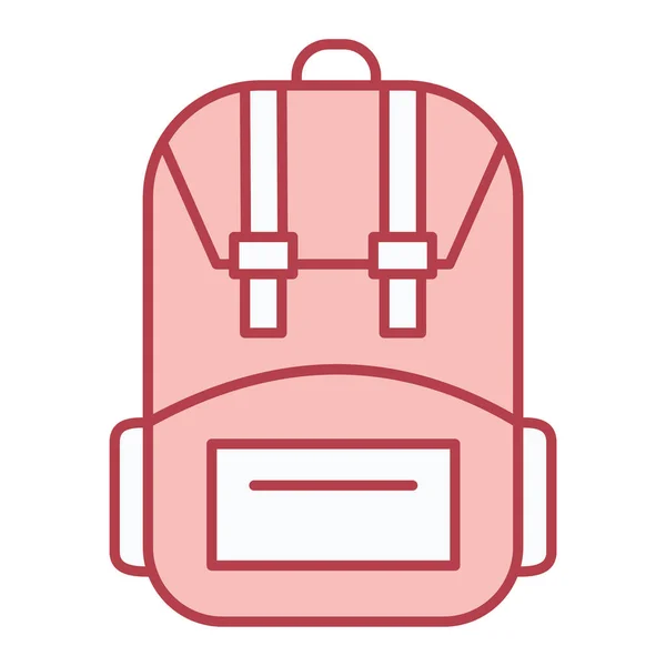 Ilustração Vetor Ícone Mochila —  Vetores de Stock