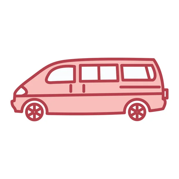 Car Transport Icon Flat Illustration Taxi Vehicle Vector Icons Web — Stock Vector