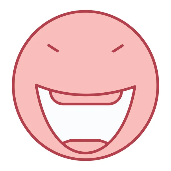 Face Expression Emoticon Tongue Out Vector Illustration — Stockvektor