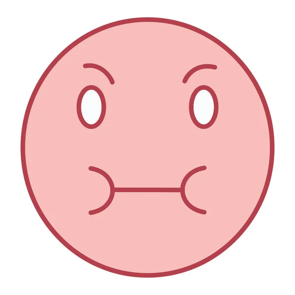 Crying Face Emoticon Icon Vector Illustration Design — Vetor de Stock