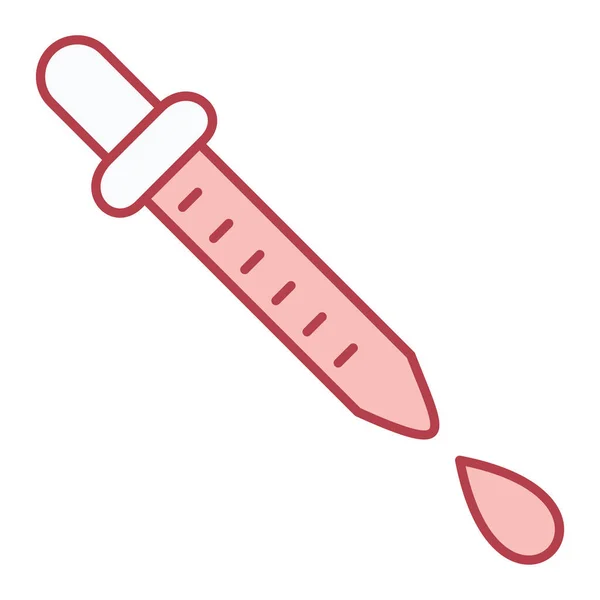 Pipette Web Icon Simple Illustration — Image vectorielle