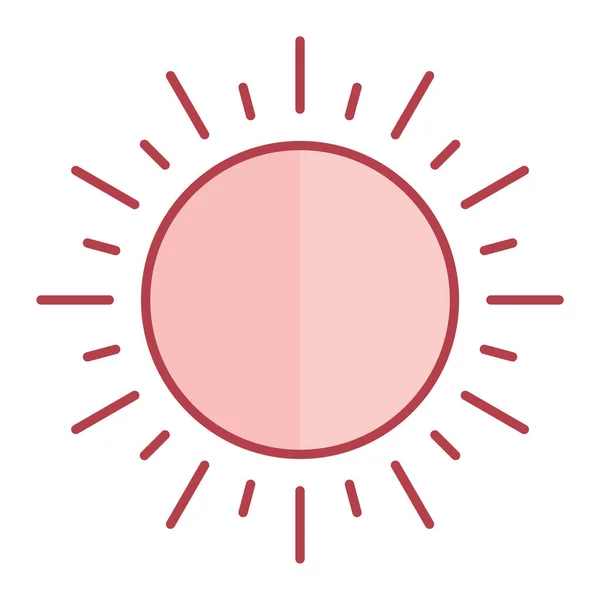 Sun Icon Vector Illustratie — Stockvector