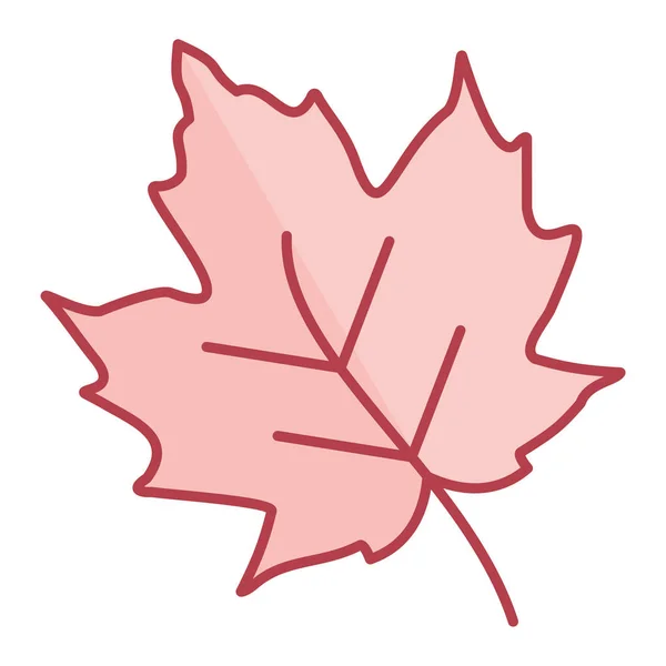 Autumn Leaf Icon Vector Illustration Graphic Design — Stock Vector