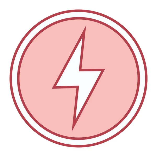 Power Energy Icon Vector Illustration — Stock Vector