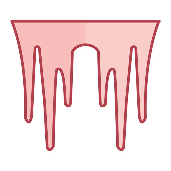 Векторна Ілюстрація Мультяшного Зуба — стоковий вектор