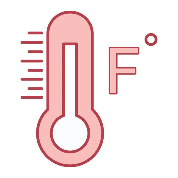 Thermometer Web Icon Simple Illustration — ストックベクタ