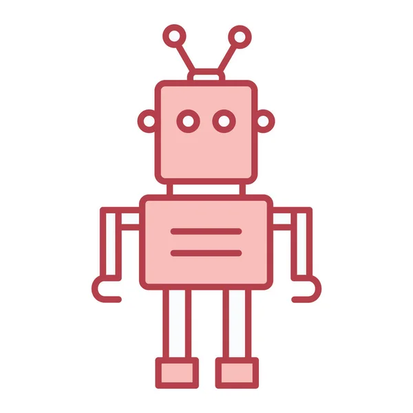 Robot Icon Vector Illustration — Stock Vector