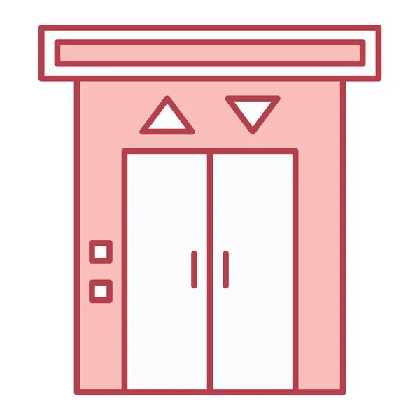 Vector Elevator Glyph Icon Design — ストックベクタ