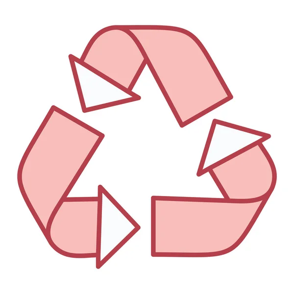 Recyceln Symbol Symbol Vektor Illustration Grafik Design — Stockvektor