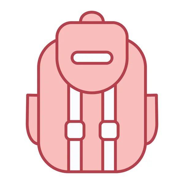 Ícone Mochila Viagem Turismo Viagem Tema Design Isolado Ilustração Vetorial — Vetor de Stock