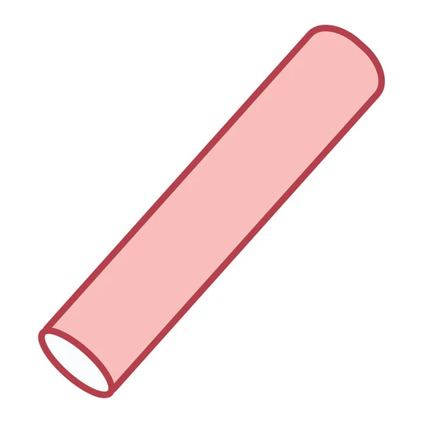 Pencil Icon Isometric Rubber Band Vector Symbol Stock Illustration — Stockvektor