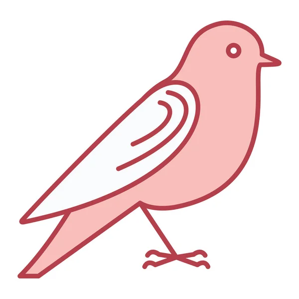 Ilustracja Wektor Ikony Ptaka — Wektor stockowy