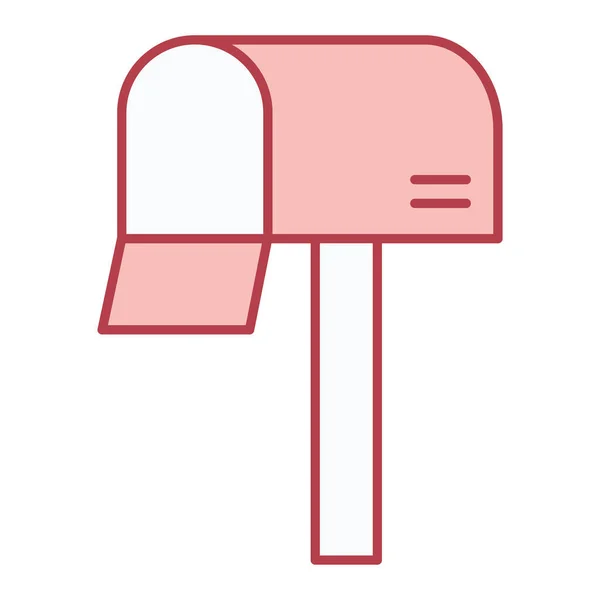 Poštovní Schránka Webová Ikona Jednoduchá Ilustrace — Stockový vektor