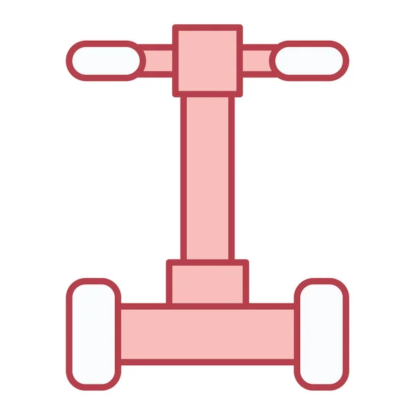 Vector Illustration Single Isolated Line Icon Pipe — Stockový vektor