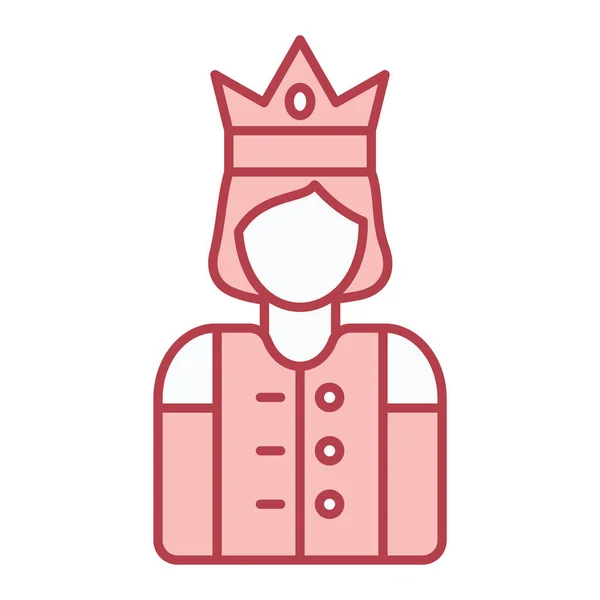 Ikona Ilustracja Wektorowa Łóżkiem Typu King Size — Wektor stockowy