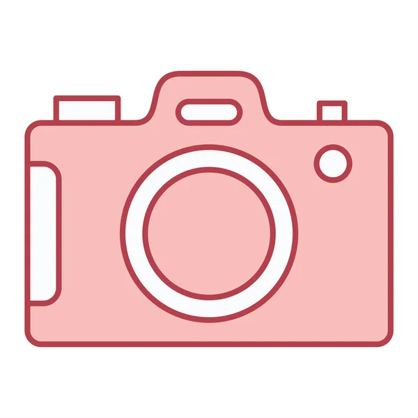 Icono Cámara Ilustración Simple Los Iconos Fotográficos Vectoriales Para Web — Archivo Imágenes Vectoriales