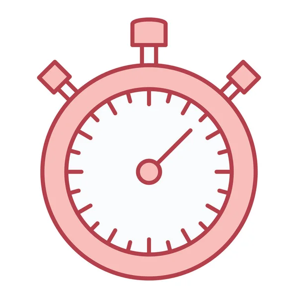 Stoppur Ikonen Kontur Kronometer Vektor Illustration Symbol — Stock vektor