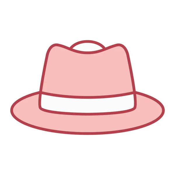 Hat Icon Simple Illustration Cowboy Accessory Vector Icons Web — Stock Vector