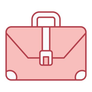 evrak çantası ikonu vektör illüstrasyonu