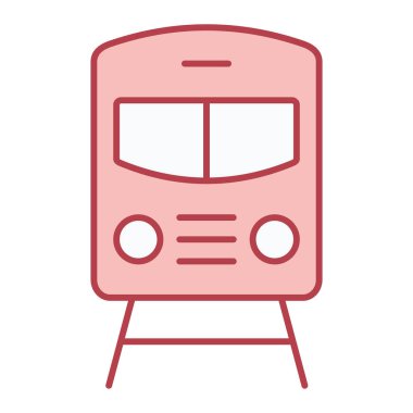 tren simgesi vektör illüstrasyonu