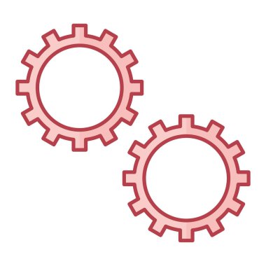 dişli simgesi vektör illüstrasyonu
