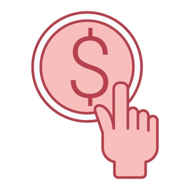 para nakit ikon vektör illüstrasyon tasarımı