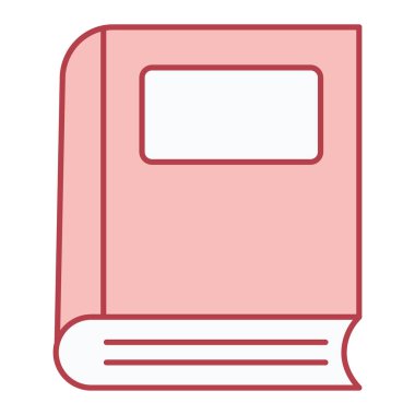 kitap simgesi vektör illüstrasyonu