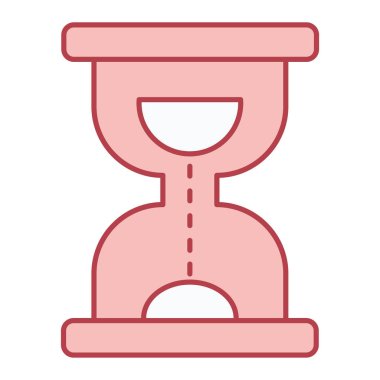 kum saati ikonu vektör illüstrasyonu