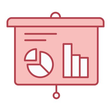 iş grafiği vektör illüstrasyonu