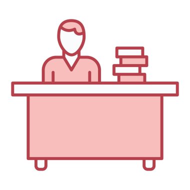 Belge vektör illüstrasyon tasarımına sahip iş adamı