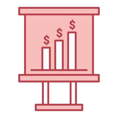 iş büyümesi simgesi vektör illüstrasyonu