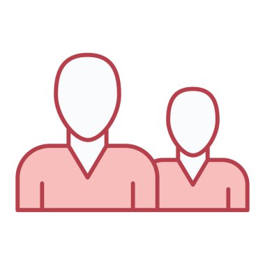 insanlar simge vektör illüstrasyonu