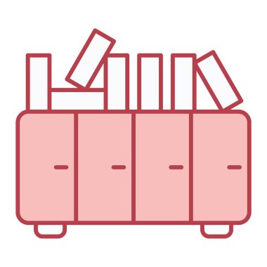 arşiv vektörü ince çizgi simgesi