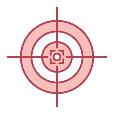 hedef simge vektör illüstrasyonu