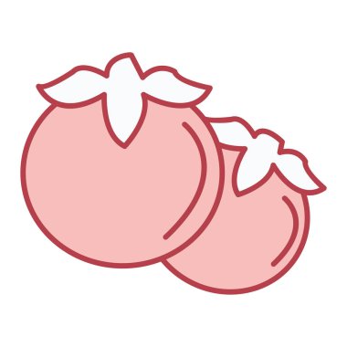 taze meyve ikonu vektör illüstrasyon grafik tasarımı