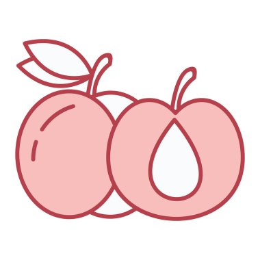 taze meyve ve sebze vektör illüstrasyon grafik tasarımı