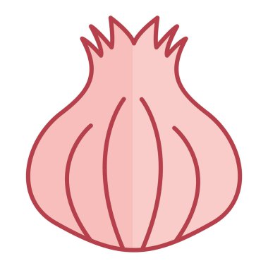 Soğan Simgesi vektör çizimi