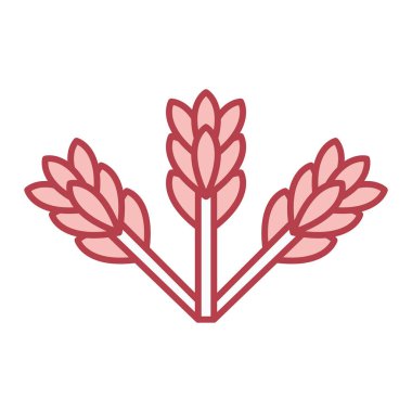 Buğday simgesi vektör çizimi
