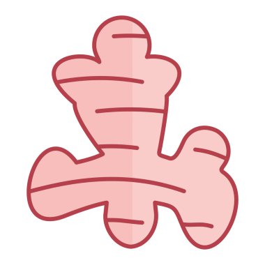 Tatlı kırmızı kalbin vektör çizimi