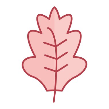 sonbahar yaprağı ikonu vektör illüstrasyon tasarımı