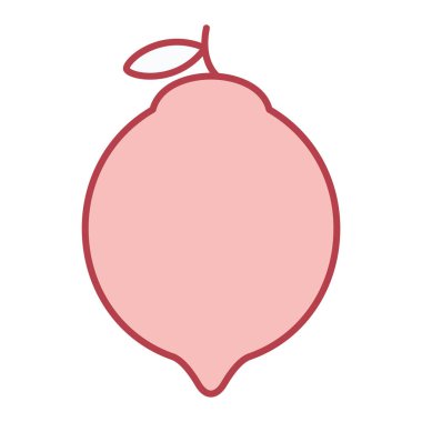 taze meyve ikonu vektör çizimi tasarımı