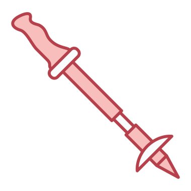 Modern ve keskin simgenin vektör illüstrasyonu