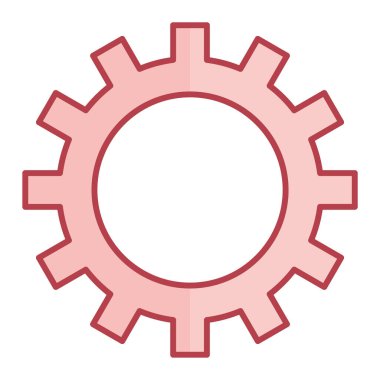 dişli simgesi vektör illüstrasyonu