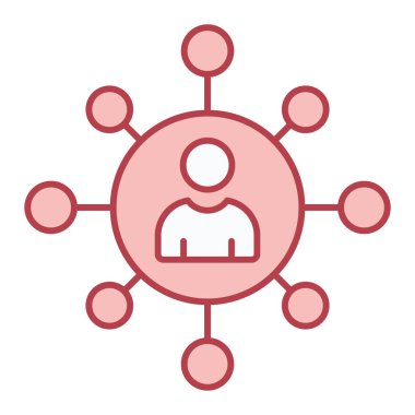 ağ paylaşım simgesi çizimi