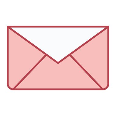 zarf e- posta simgesi vektör illüstrasyon grafik tasarımı