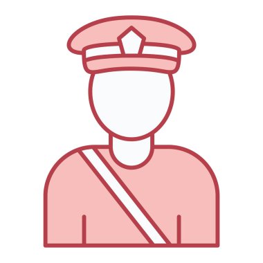 Bir insan simgesinin vektör illüstrasyonu