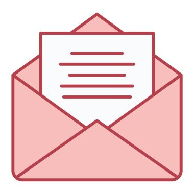 zarf e- posta simgesi vektör illüstrasyon grafik tasarımı